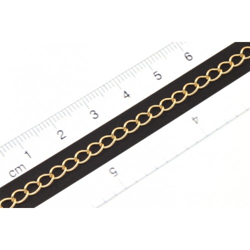 CABLE CHAIN 3,5MM GOLD PLATED 